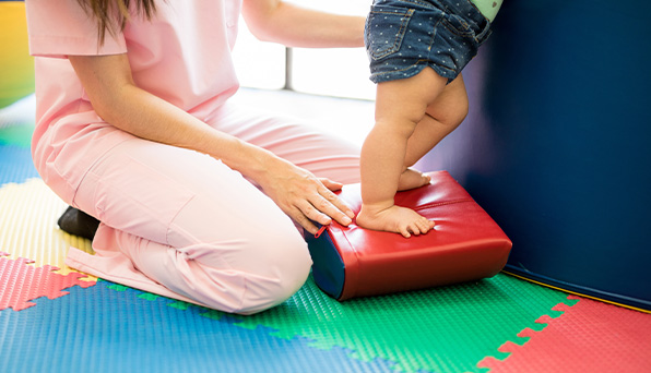 various orthopedic footwear displayed on a table showcasing modern designs for improved support and comfort in patients